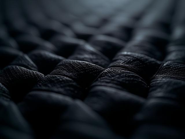 Close up artistic shot of pre-preg carbon fiber weave