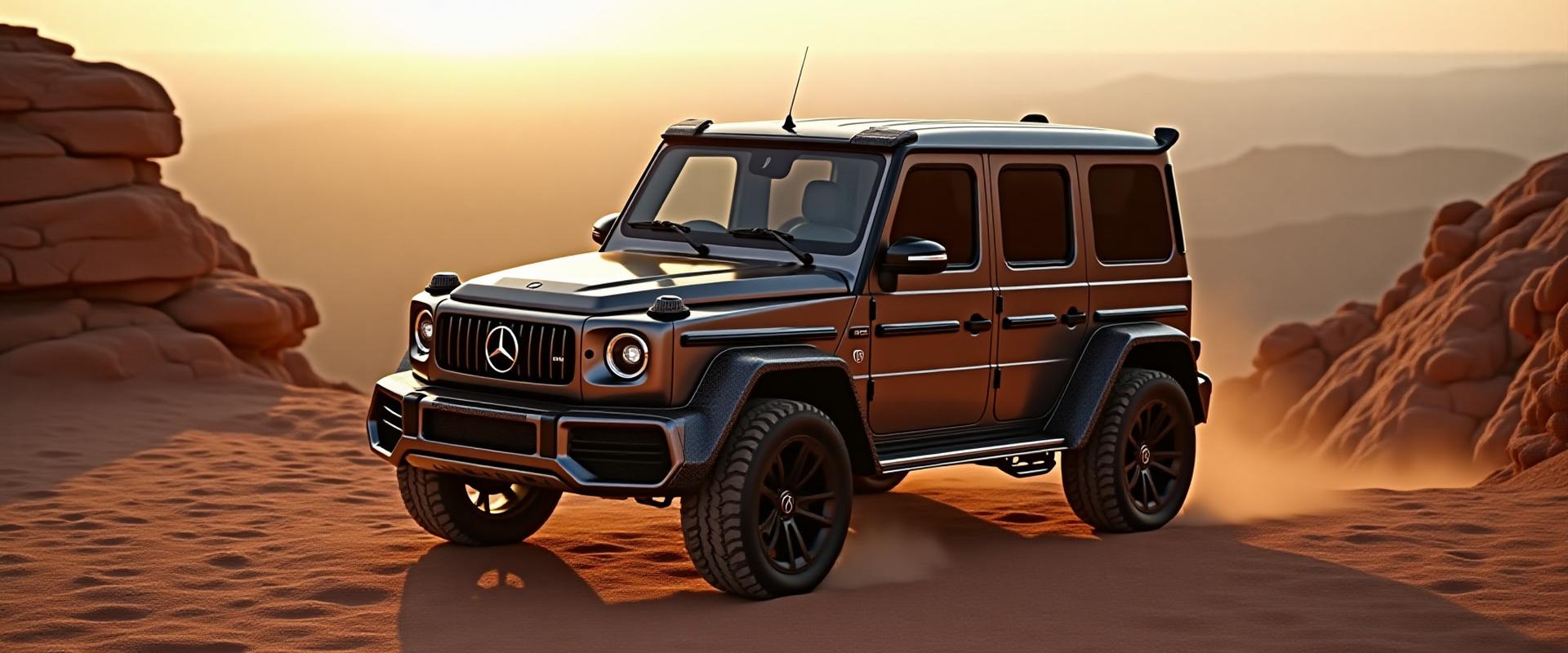 G-Wagon carbon edition in desert landscape